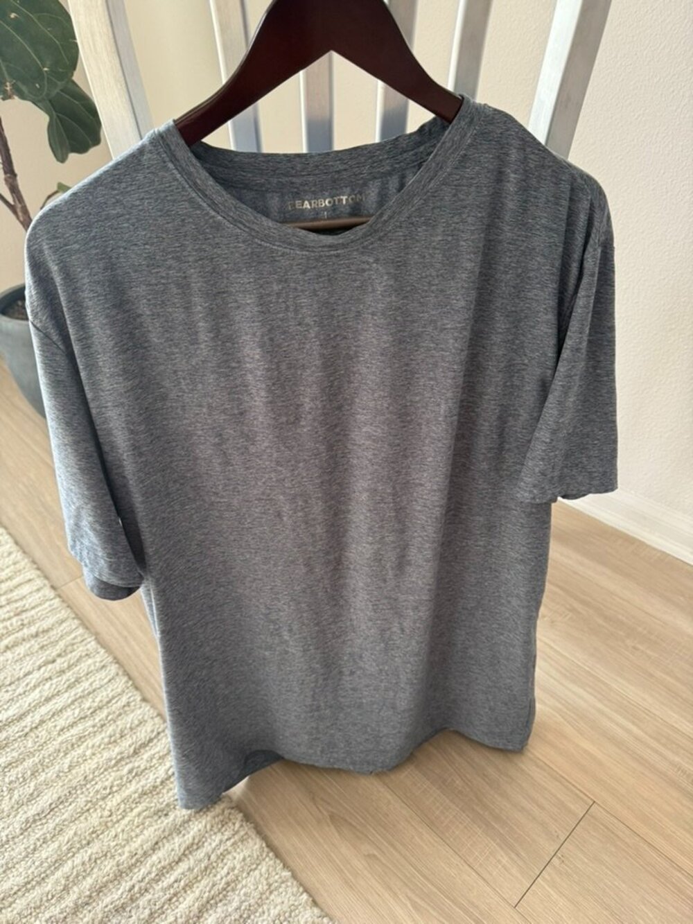 Bearbottom Blue Workout Tee Large